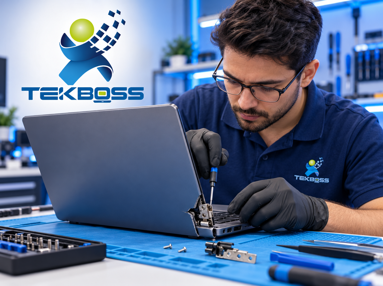 Reparación de bisagra de portátil Tekboss